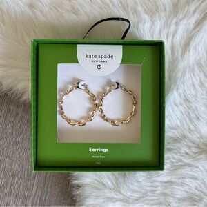 ♠️✨kate spade x Target Meta Ribbon Hoop Earrings Gold